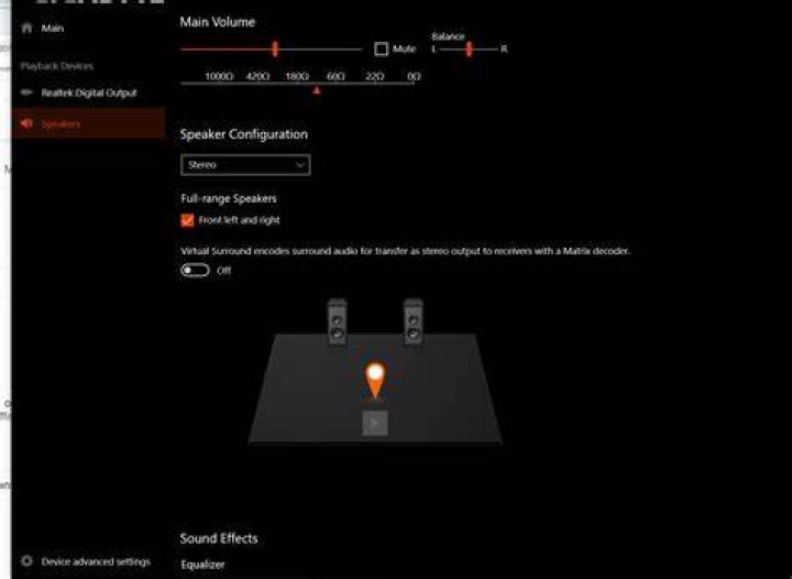 ohms headphones detection setting