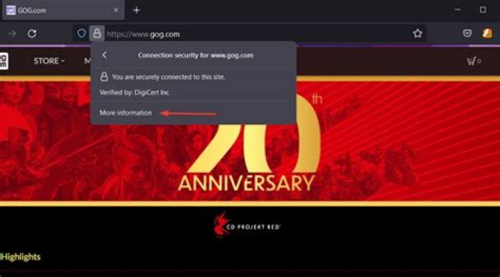 On an HTTPS site I get a popup saying 