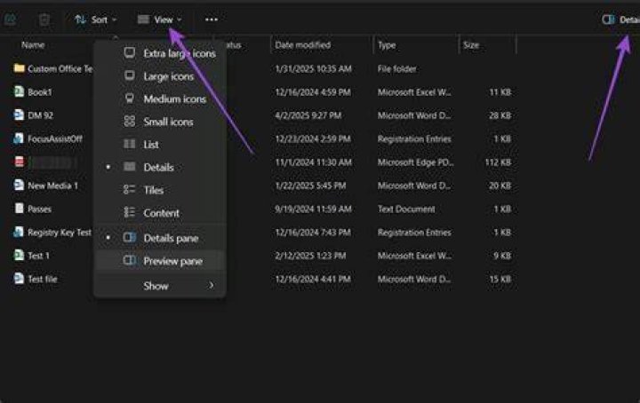 open preview button