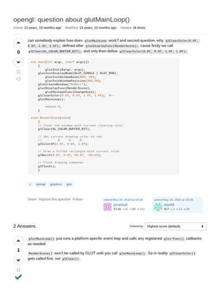 opengl glutmainloop()