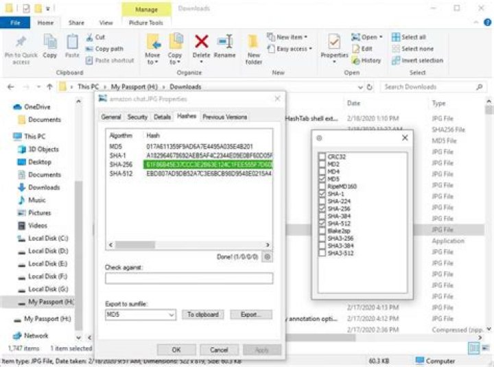 OpenHashTab 3.0 file properties tab