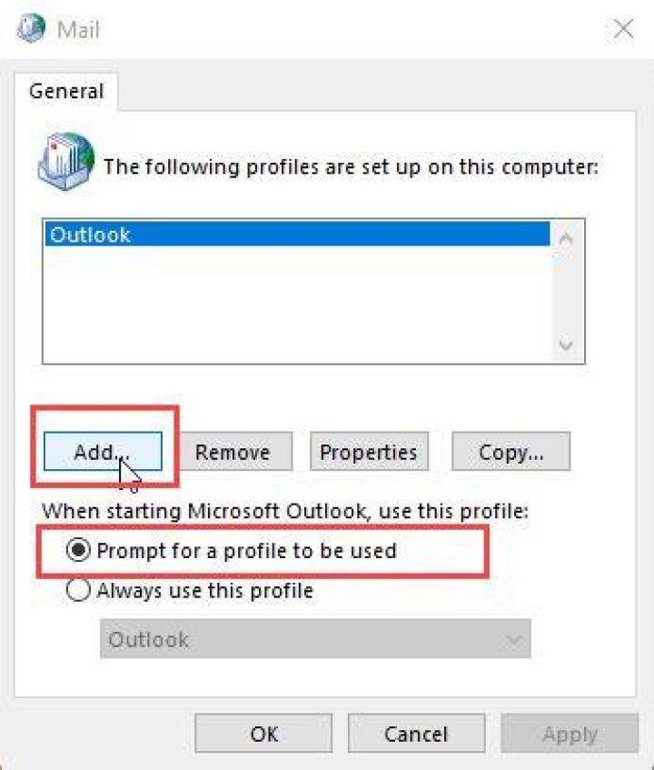 Outlook 2016 Profile