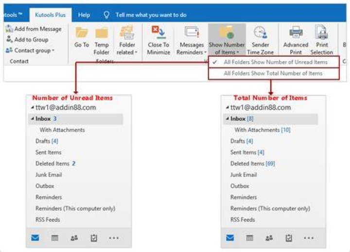 Outlook Folder view