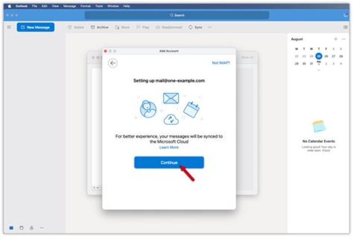 Outlook for Mac Help shows a Focused Inbox button