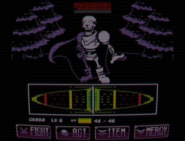 Papyrus fight glitch or something