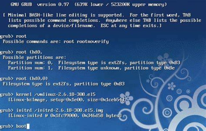 pass boot parameters from grub command line 