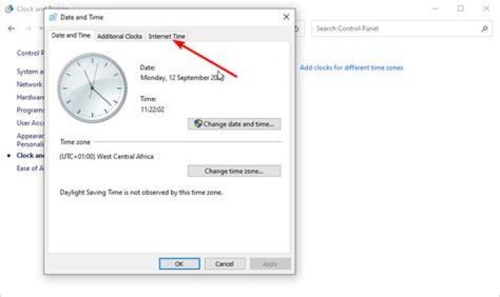 PC clock keeps changing time
