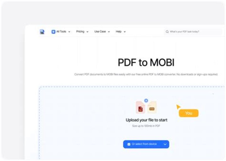 pdf to mobi convertor