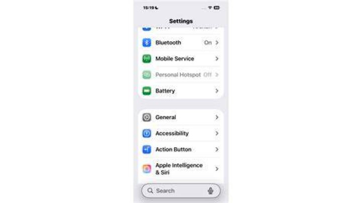 personal search bar location