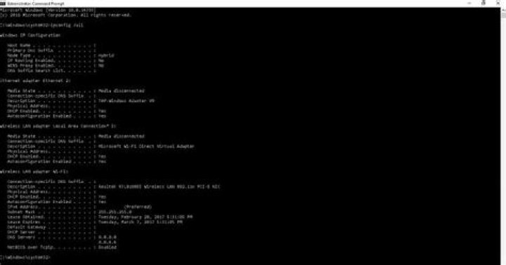 ping to Default Gateway