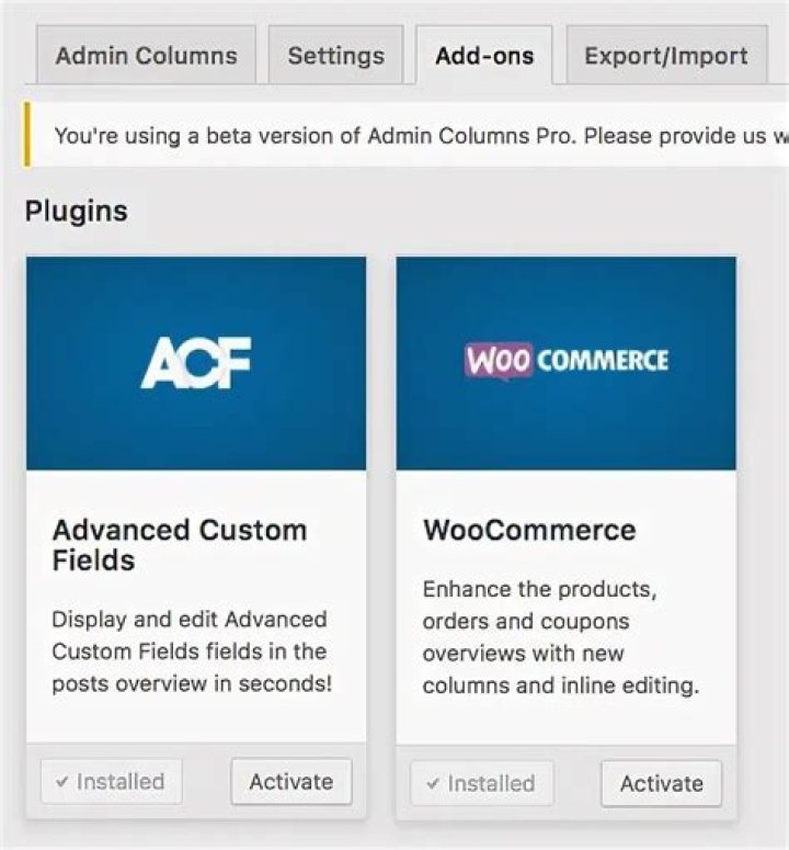 Plugins | Plugins Admin