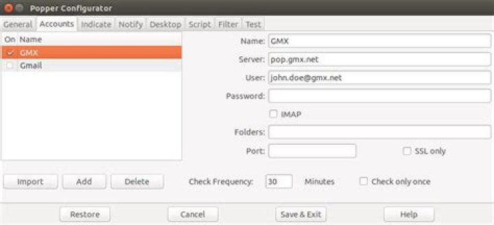 Popper accounts