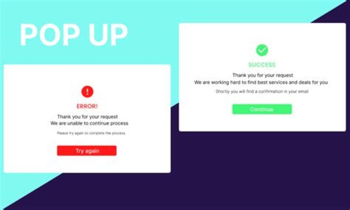 Popup showing my error
