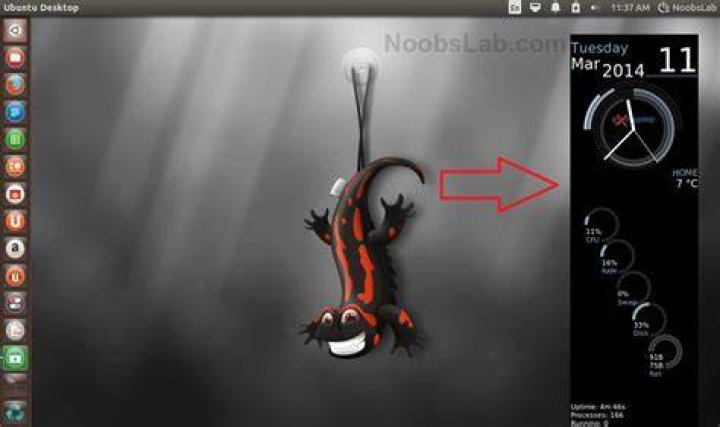 Positioning Conky and deleting the black background of Conky