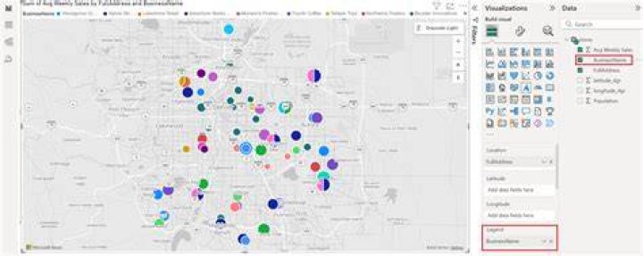 Power BI reduce bubble size on maps