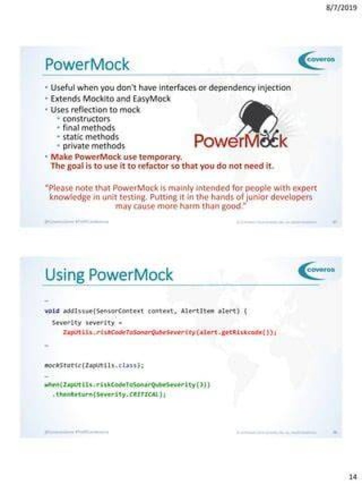 Powermock (With Easymock) no last call on a mock available