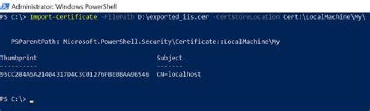 Powershell Import-Certificate Access is denied