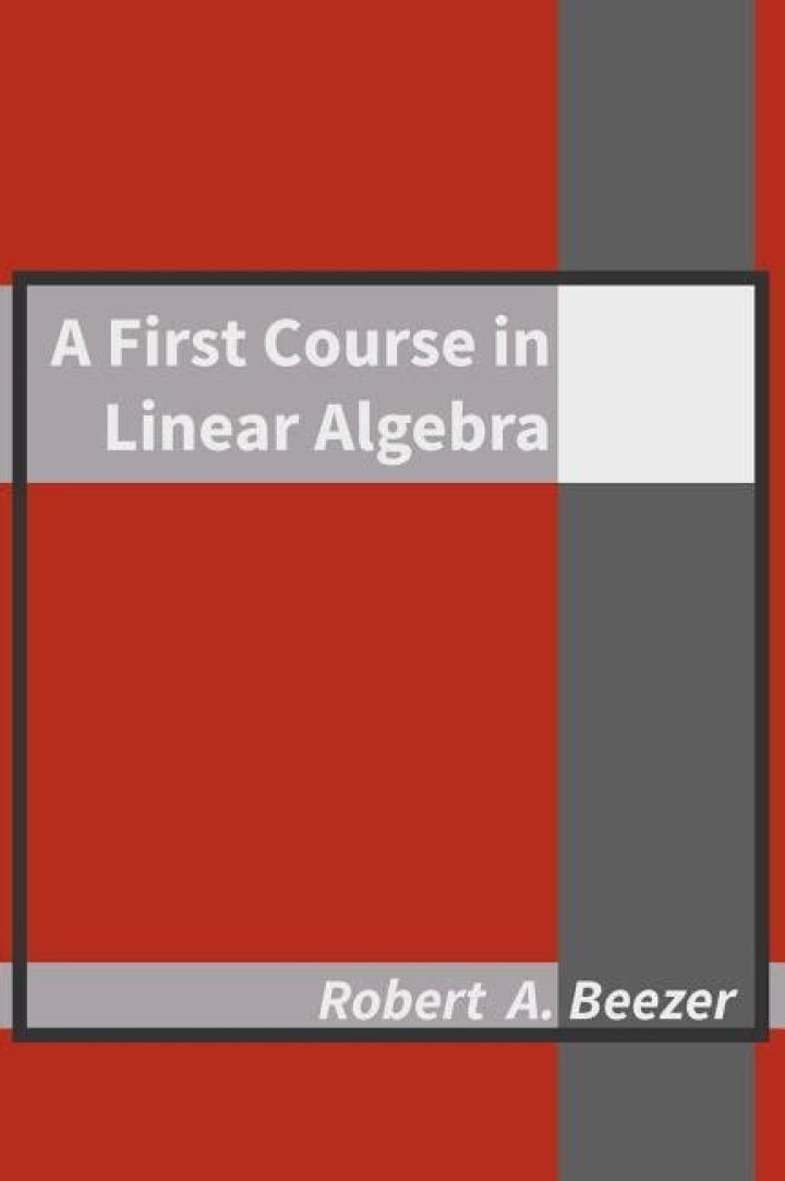 Prerequisites/Books for A First Course in Linear Algebra