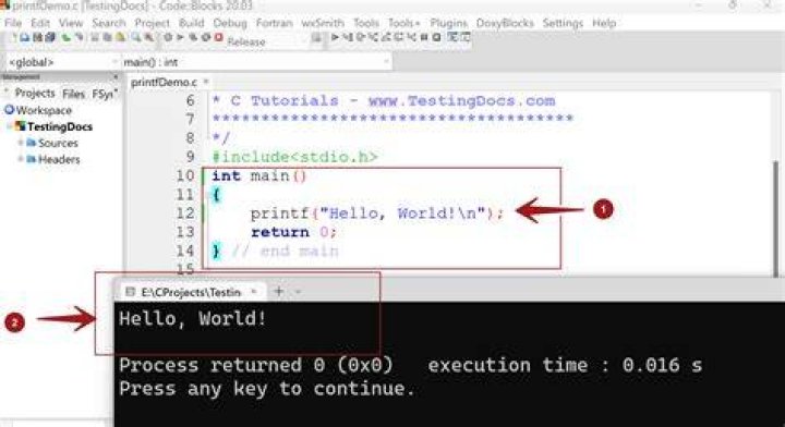 printf() \t option