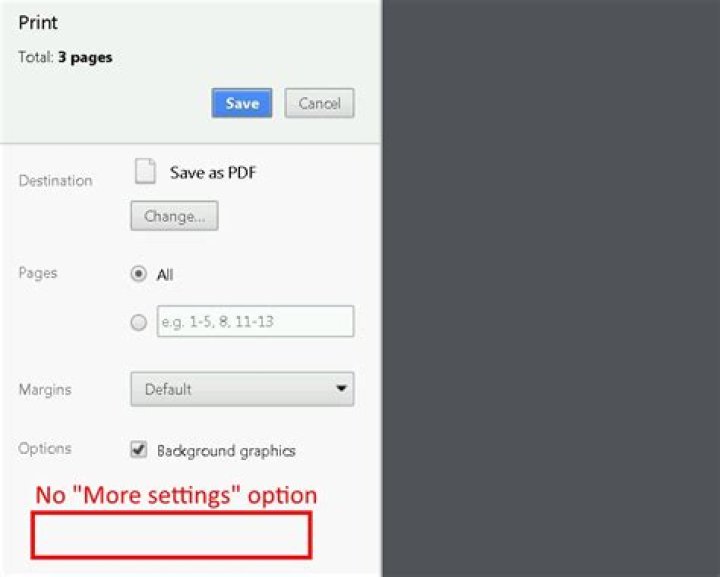 Printing from Chrome does not work.