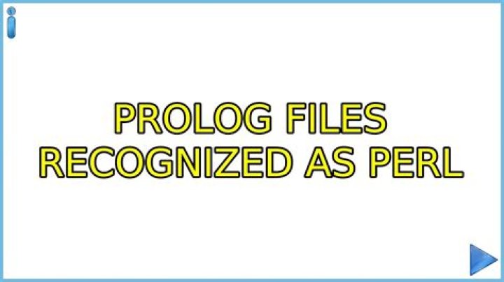 Prolog files recognized as Perl