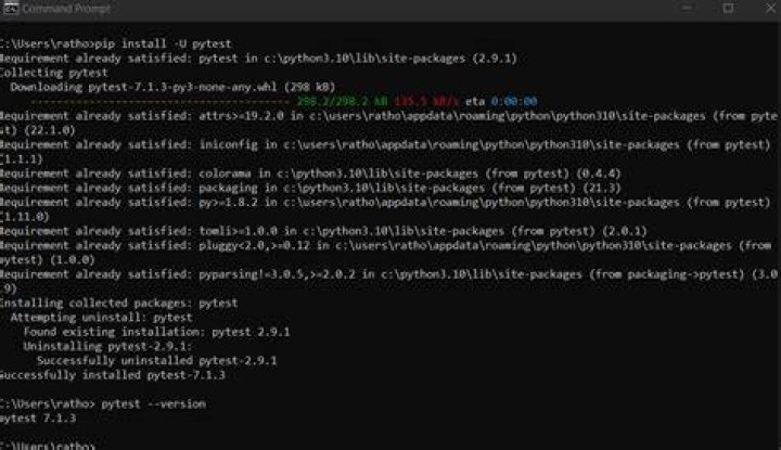 Py.test command not found, but library is installed