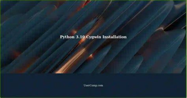 Python 3.8 in Cygwin