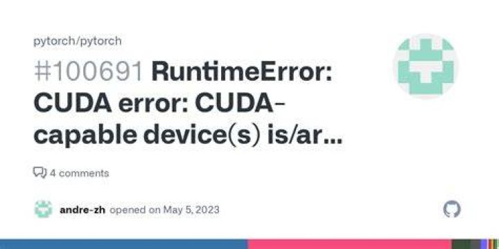 PyTorch on Ubuntu RuntimeError: CUDA error: all CUDA-capable devices are busy or unavailable