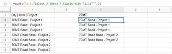 QUERY syntax using cell reference