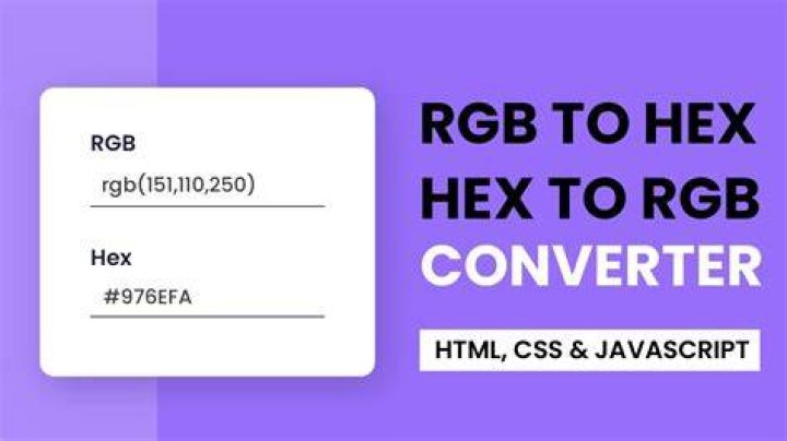 R Hex to RGB converter