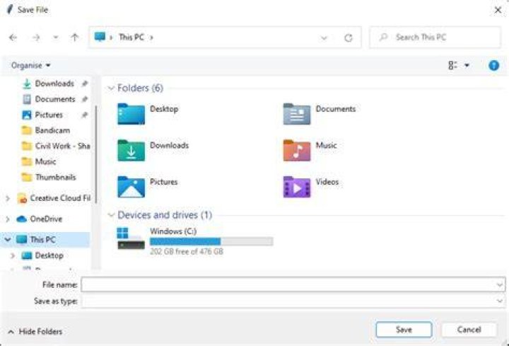referring to parent directory in a save file dialog