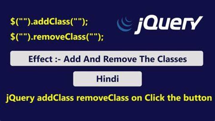 Remove class using jQuery