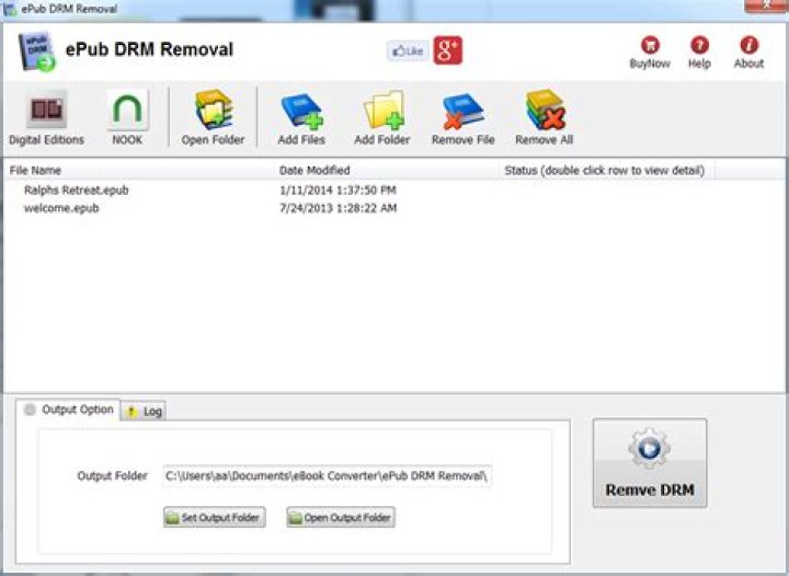 Remove DRM from ePub Files?
