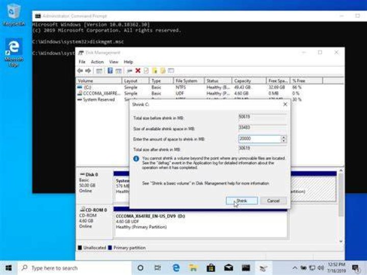 Resize or split partition for Ubuntu dual-boot installation?