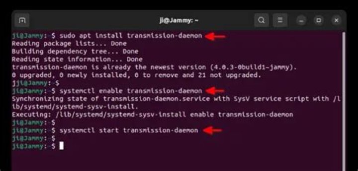 restore transmission-daemon status and list from broken ubuntu install
