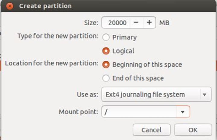 Root fs parameters