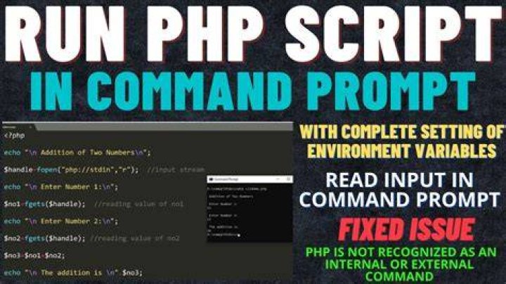 Run PHP from the command line