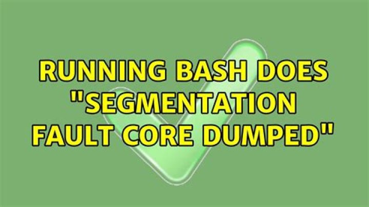 Running bash does 
