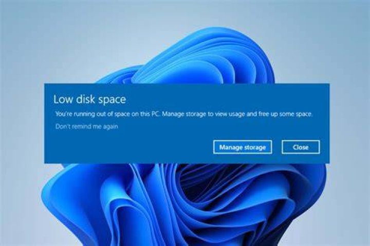 Running out of disk space