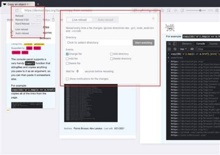 Safely reload files which are changed on disc