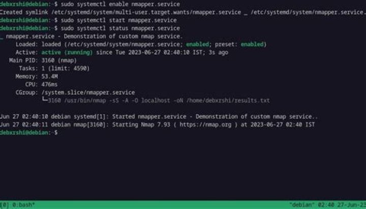 Screen needs mode 777 with systemd service