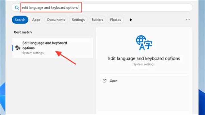 Screenshot of and language bar hotkeys