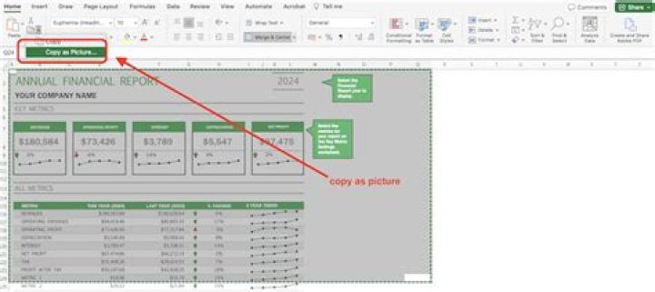 Screenshot of format cells