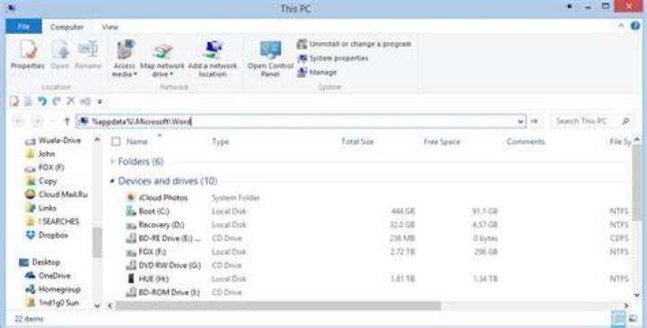 Screenshot: paste into address bar