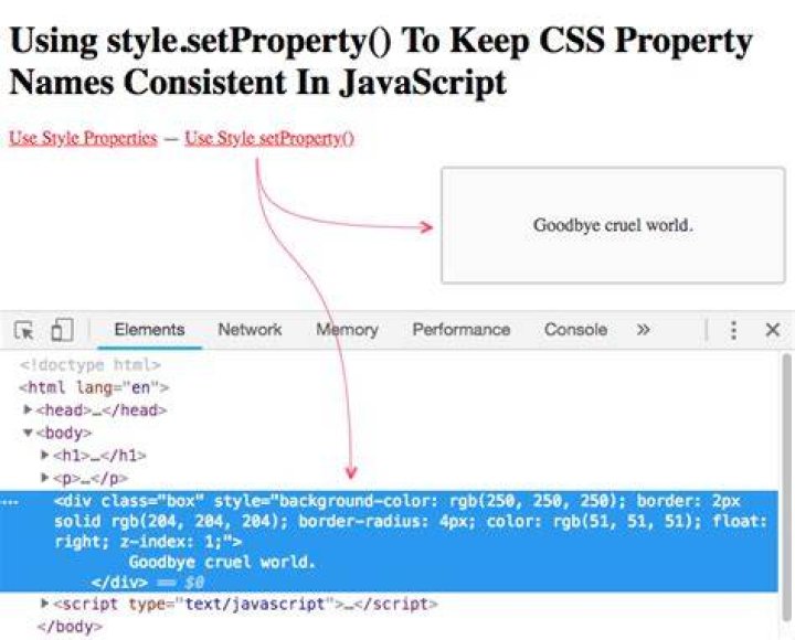 Search for CSS property names by wrapping them in backticks