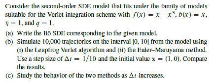 Second order SDE solutions