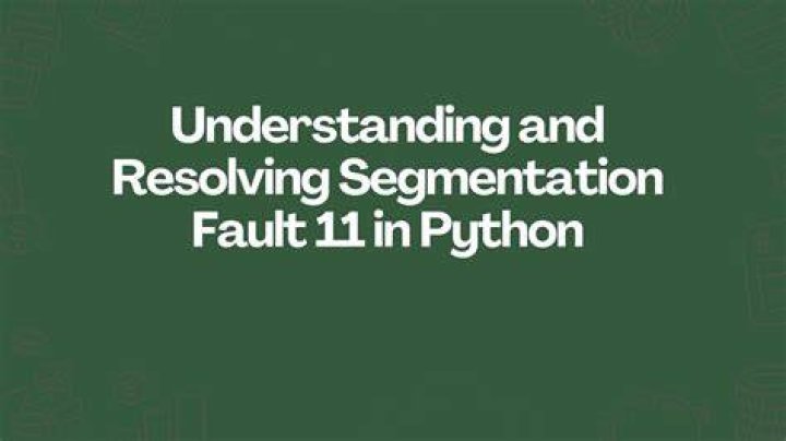 segmentation fault : 11