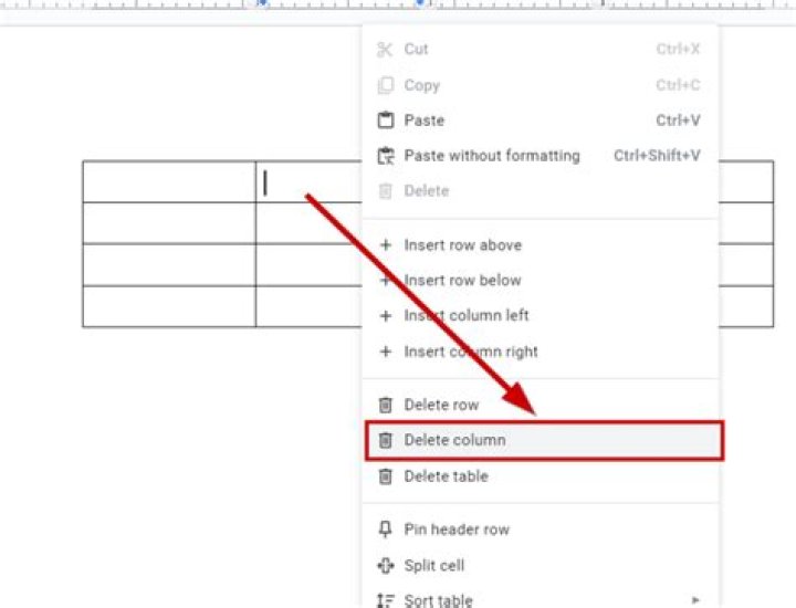 Select column from a table with Google Chrome