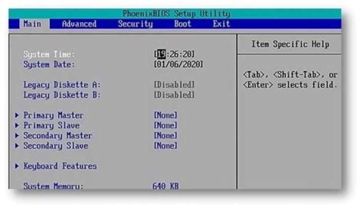Select disk to boot from