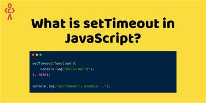 setTimeout in JS
